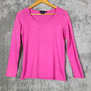Ralph Lauren Vibrant Pink Long Sleeve Top